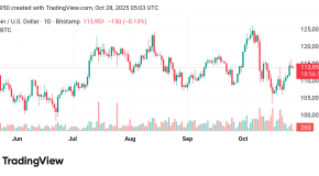 تراجع سعر البيتكوين مقابل الدولار  BTCUSD توقعات اليوم28/10/2025