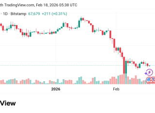 تراجع سعر البيتكوين  مقابل الدولار BTCUSD توقعات اليوم 18/2/2026